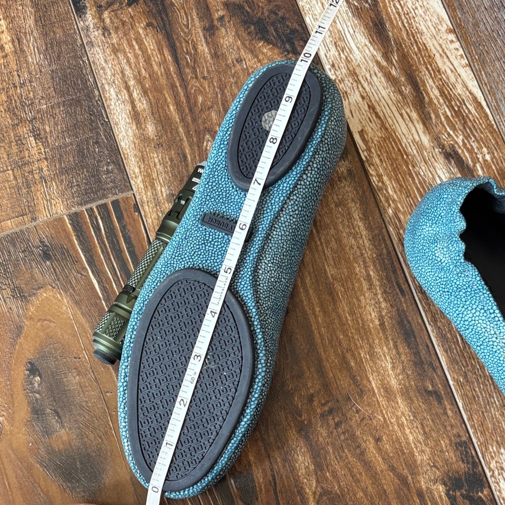 Tory Burch Teal/Aqua Reva Flats - Picture 7 of 7